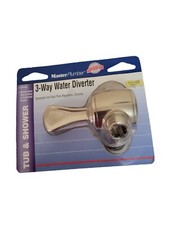 Master Plumber Chrome 3-Way Water Diverter Tub Shower 543 423