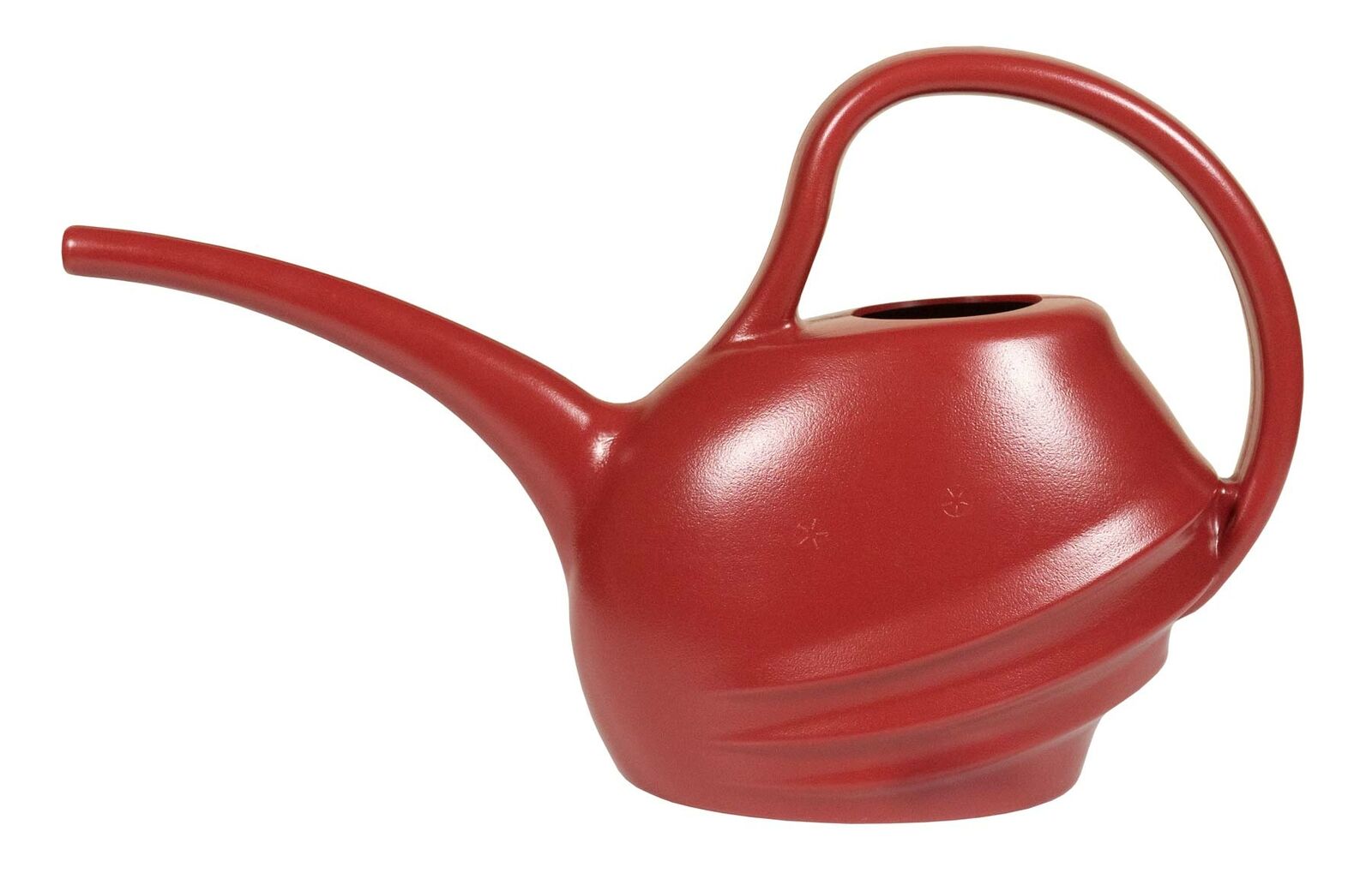 Bloem Lightweight Plastic Watering Can w/ Long Spout, 1.5 L (Red)