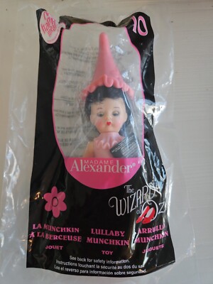 2008 Madame Alexander #10 Lullaby Munchkin Wizard Of Oz McDonalds Happy Meal Toy