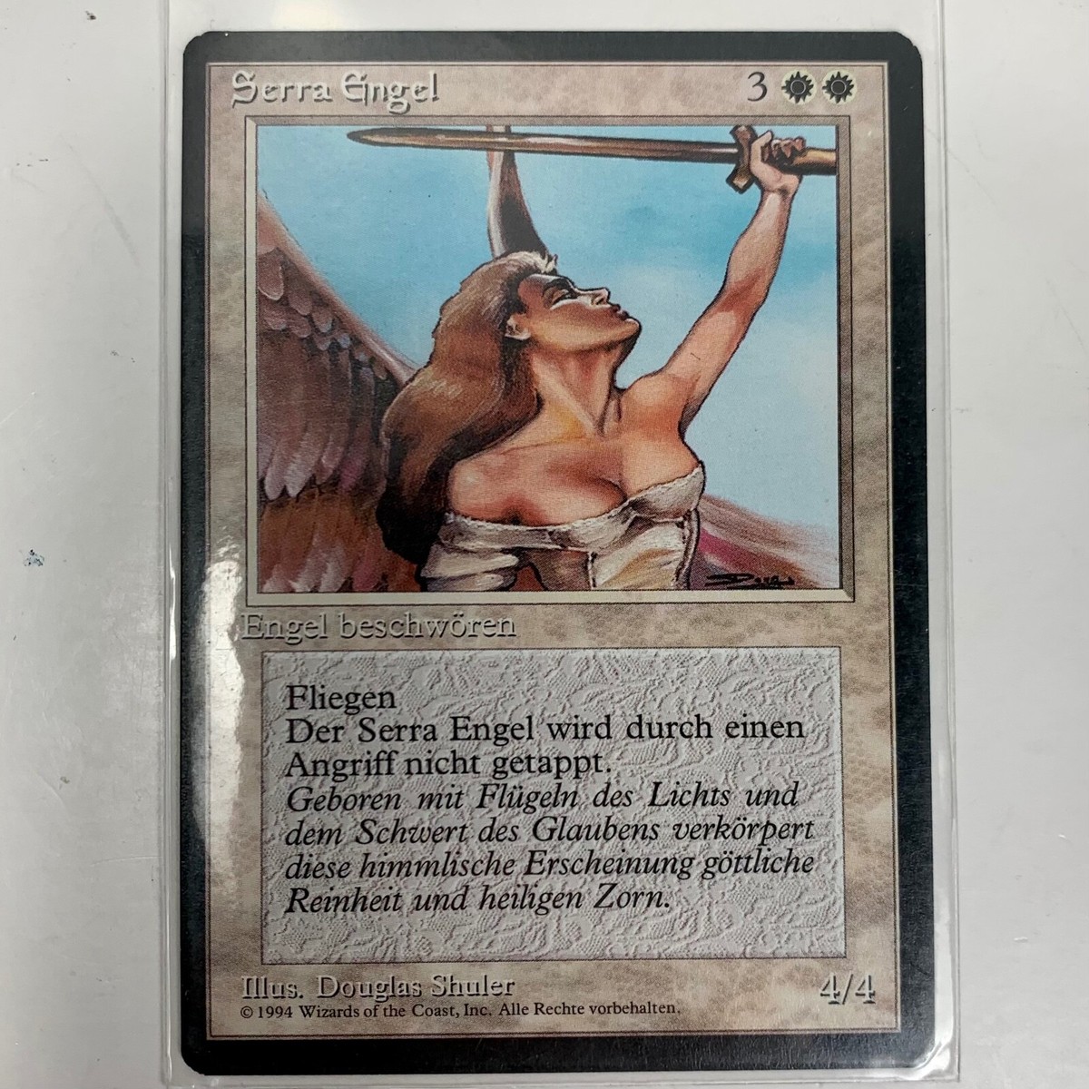 Magic the Gathering MTG SERRA ANGEL (x1) Foreign Black Border