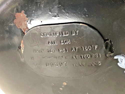 Hunter Tc3500 3700 Tire Wheel External Air Tank RP6-0434 P155 - Picture 2 of 5