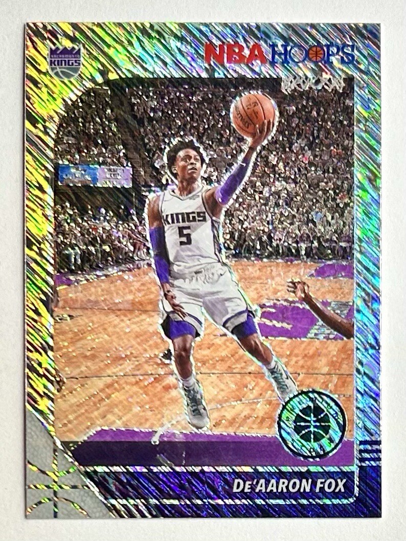 2019-20 Premium Stock De'Aaron Fox Silver Shimmer Prizm