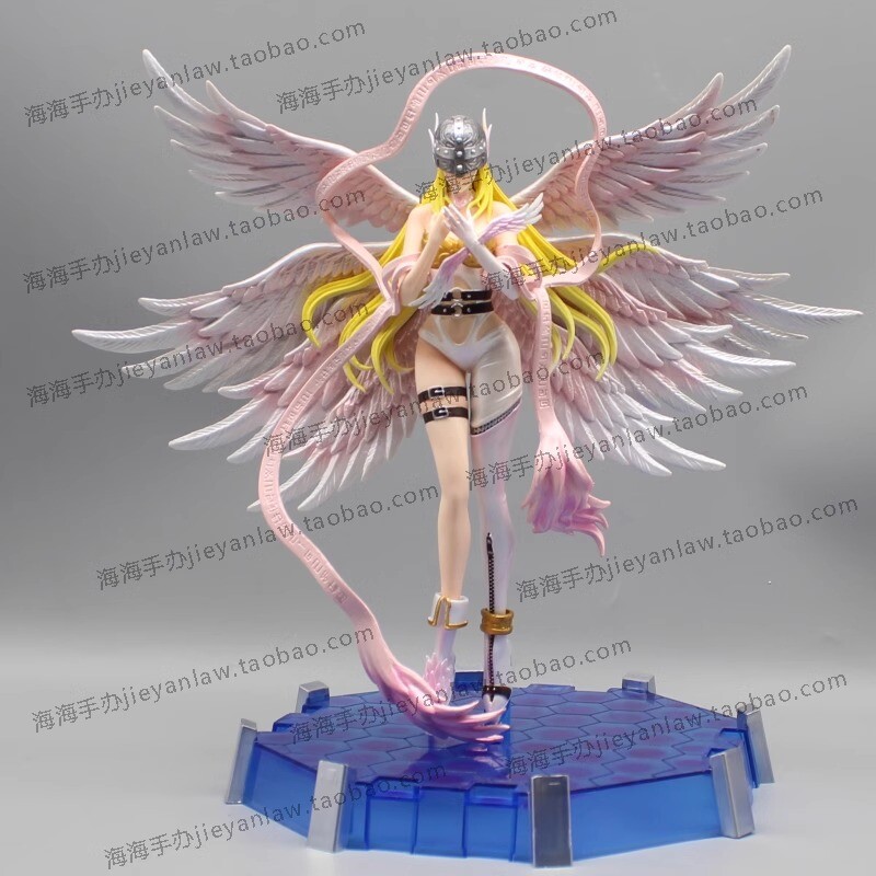 Digimon Adventure Angemon Angewomon 28CM PVC Figure Statue w/box