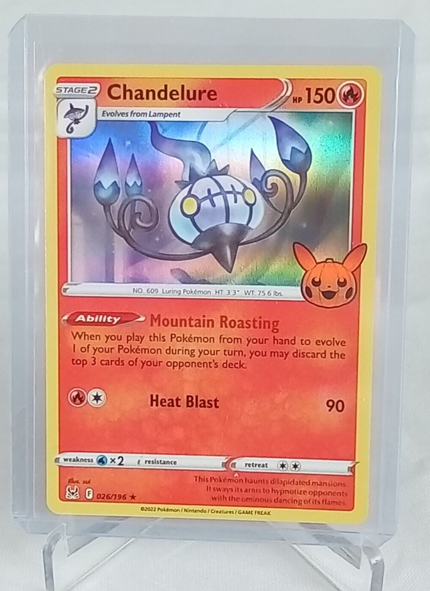 ポケモンバトル HP150 Chandelure Hp 150 Holo #26 Pokémon Card 2022 | eBay