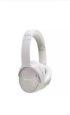 Bose - QuietComfort Wireless Noise Cancelling Over-the-Ear Headphones - White...
