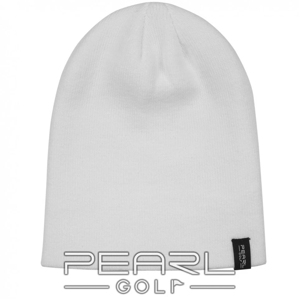 PEARLGOLF BEANIE - WINTERMÜTZE - GOLFMÜTZE - WEIß