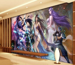 Game Character 3D Full Wall Mural Photo Wallpaper Printing ...