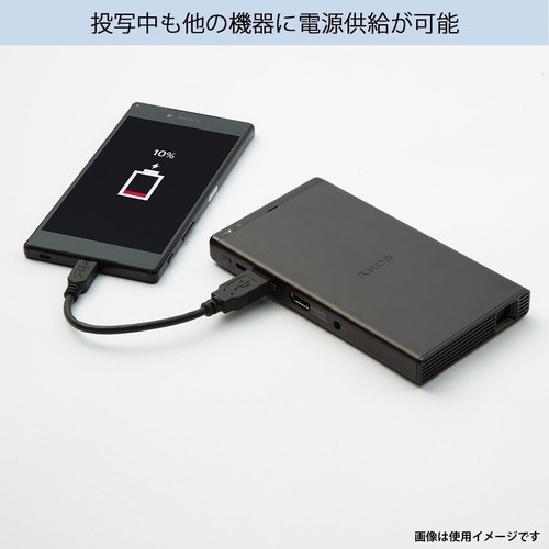SONY MP-CD1 Mobile Projector Black Compact Slim Portable Built-in Battery Japan - 第 15/18 張圖片