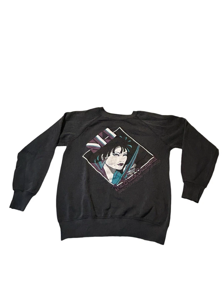 Suéter De Colección Años 90 Esquí Negro Diamante Breckenridge Esquí Montaña Manga Larga Foto 2 de 4