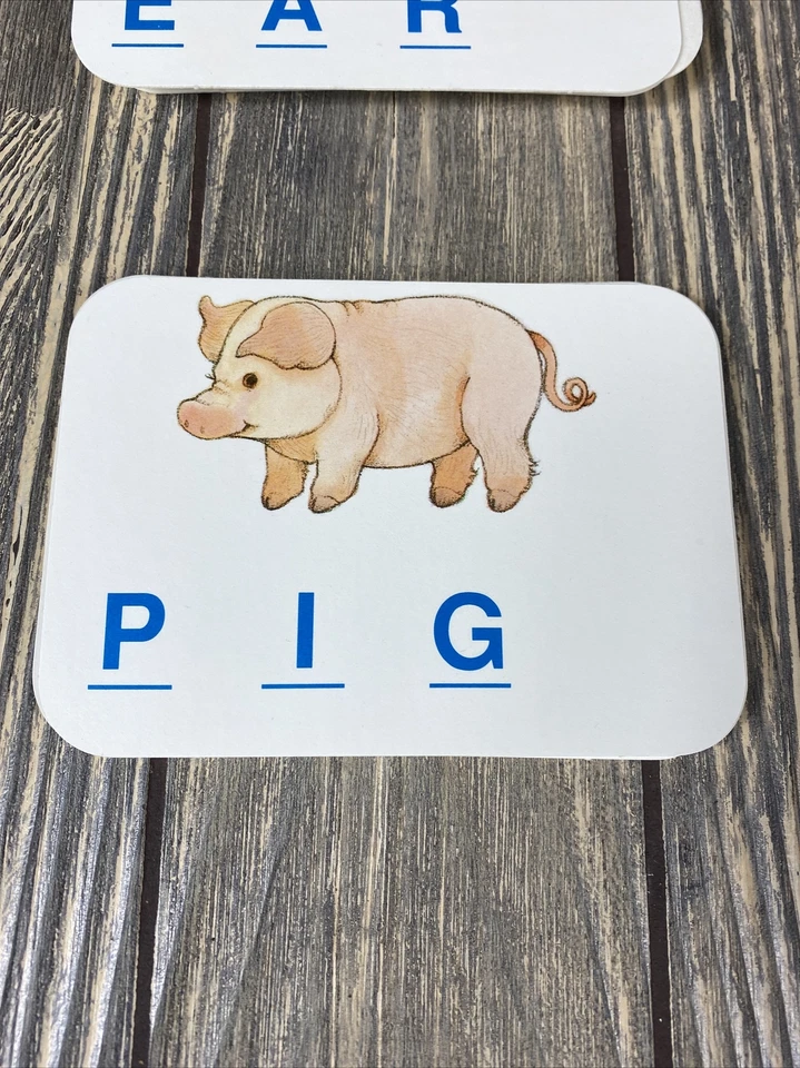 Piezas de repuesto de cartas Boggle Jr 1988 vintage piezas tarjetas de palabras Foto 2 de 2