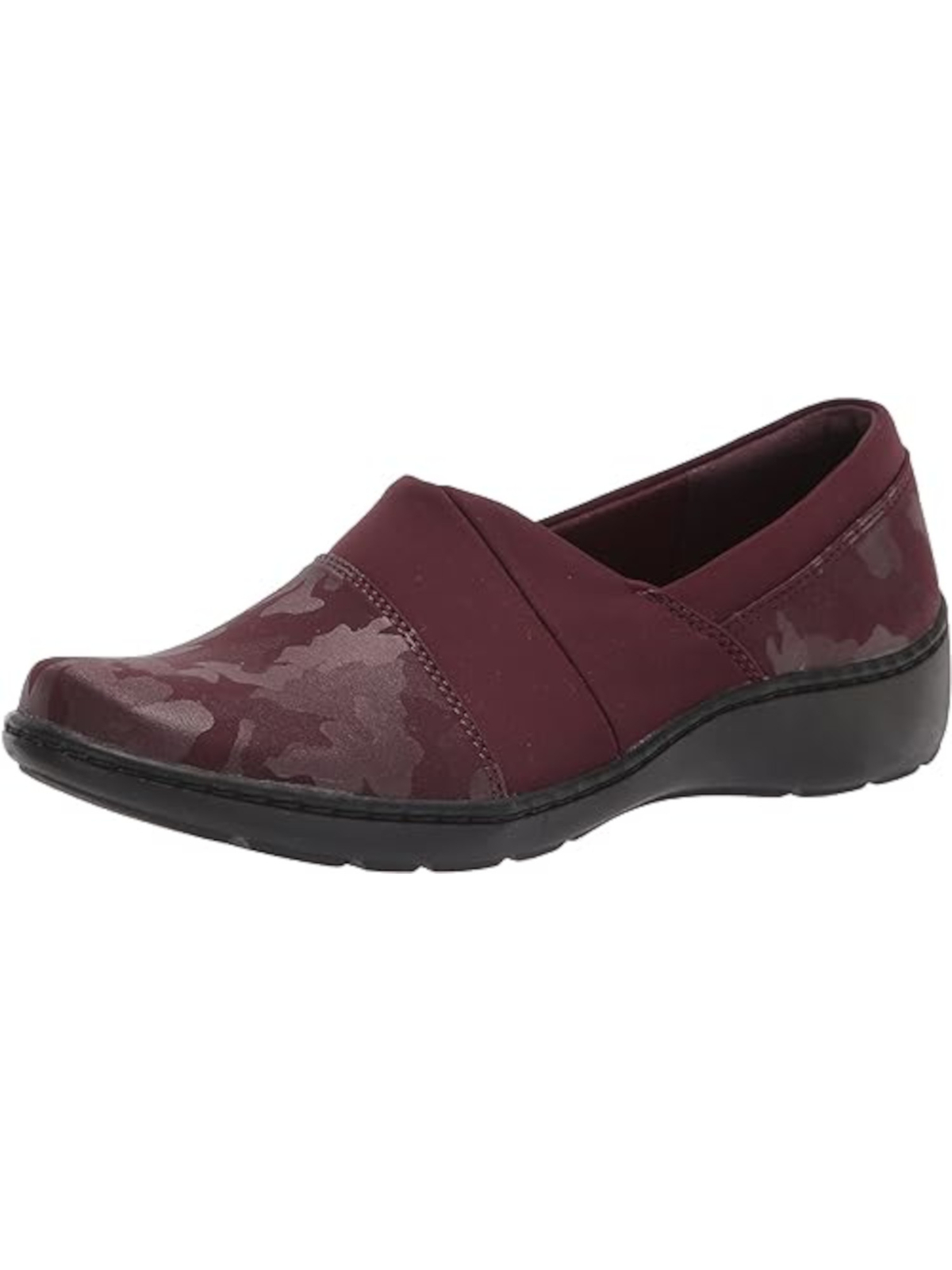 КОЛЛЕКЦИЯ CLARKS женские темно-бордовые туфли Cora на плоской подошве без застежки с круглым носком 75 М 4690₽