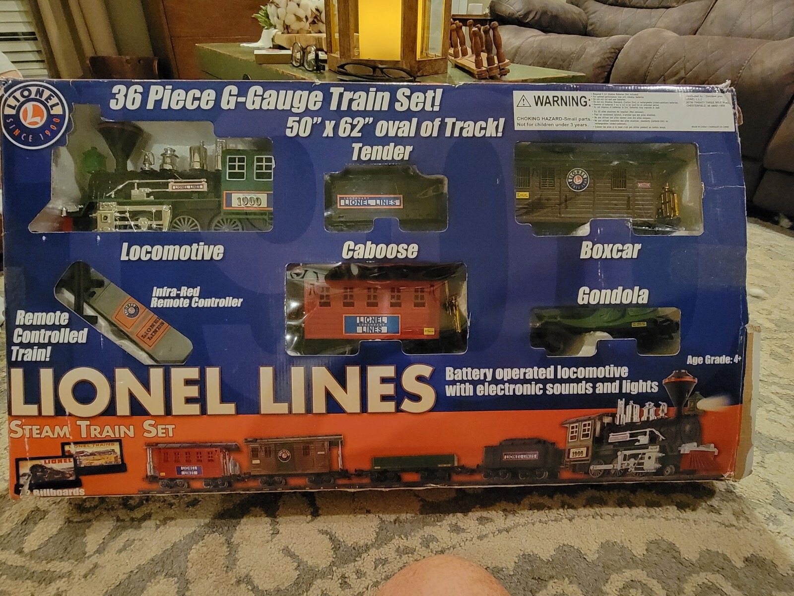 Lionel Lines 36 Piece G Gauge Train Set w/remote. eBay