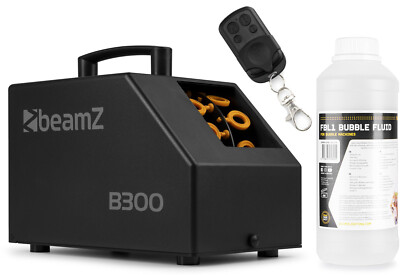 BeamZ ''B300'' Funk Seifenblasen Maschine Bubble Party Sommer Spaß Fernbedienung
