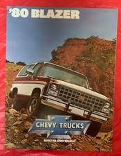 1980 Chevrolet "BLAZER" - Original Car Dealer Sales Brochure / Catalog