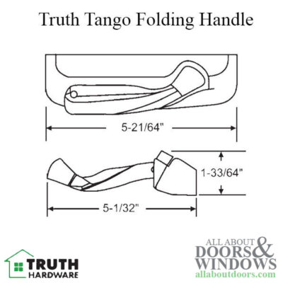 Truth Tango Folding Handle with Cover For Truth Encore Operator