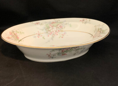 Theo Haviland NY Apple Blossom Oval Serving Dish