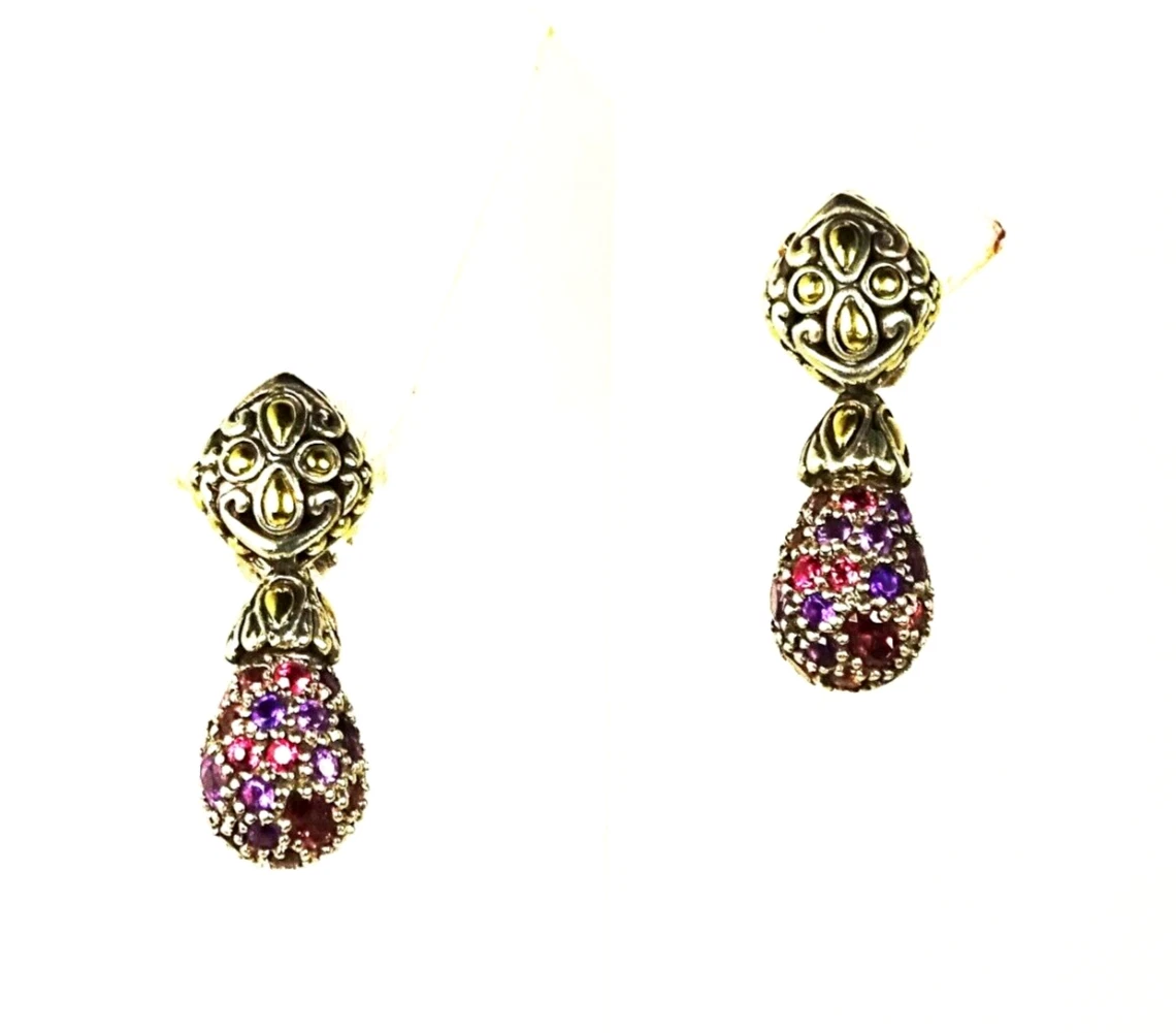 John hardy amethyst best sale earrings