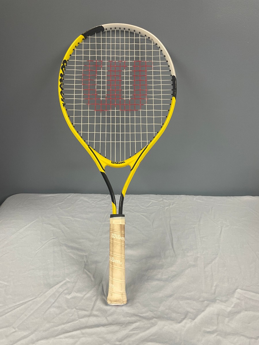Genuine Wilson US OPEN 25 Tennis Racquet Yellow Black | eBay