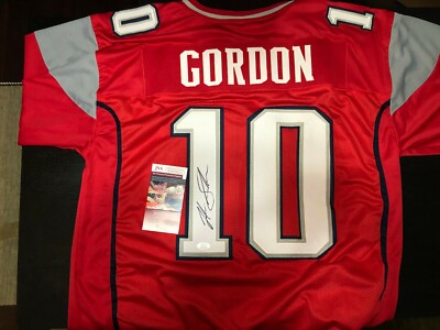 JOSH GORDON Signed Jersey #10 NEW ENGLAND PATRIOTS -- With JSA