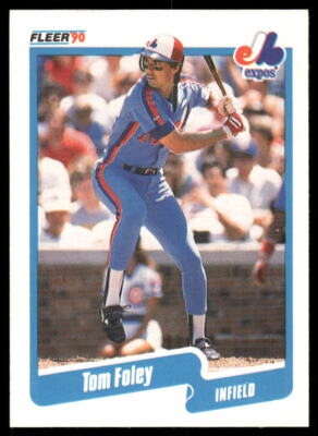 1990 Fleer #344a Tom Foley
