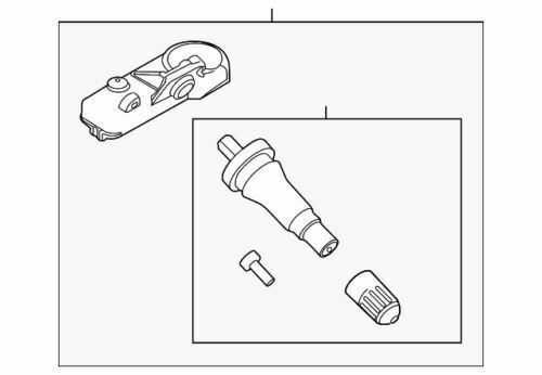 Sensor de presión de neumáticos para Ford (N/P BB5Z-1A189-A)