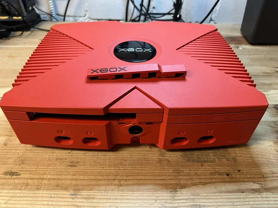 Estuche reacondicionado original Microsoft Xbox y bisel DVD solamente Foto 3 de 4