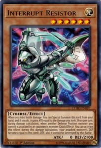 Interrupt Resistor - CYHO-EN097 - Rare - 1st Edition x3 - Near Mint