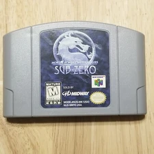 Mortal Kombat Mythologies: Sub-Zero N64 Cartridge Authentic, Tested