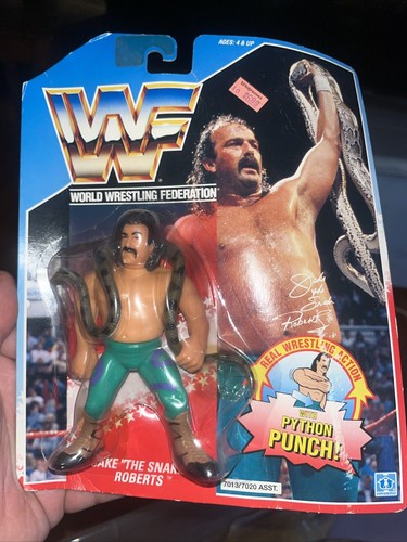 WWF Hasbro Jake The Snake Roberts Moc...