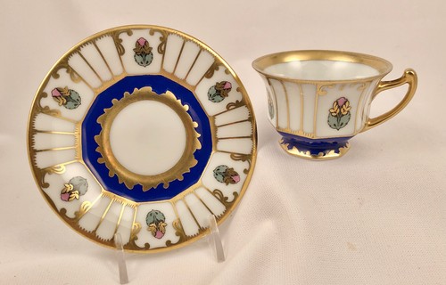 Rosenthal Demitasse Cup & Saucer, Hand Painted, Art Deco - Picture 2 of 10