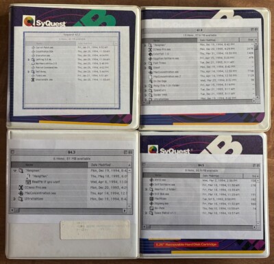 SyQuest 5.25'' Removable Hard Disk Cartridges