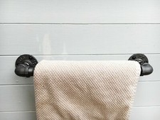 Industrial Towel Rail Steampunk Decor Industrial Steel Bathroom Accessories