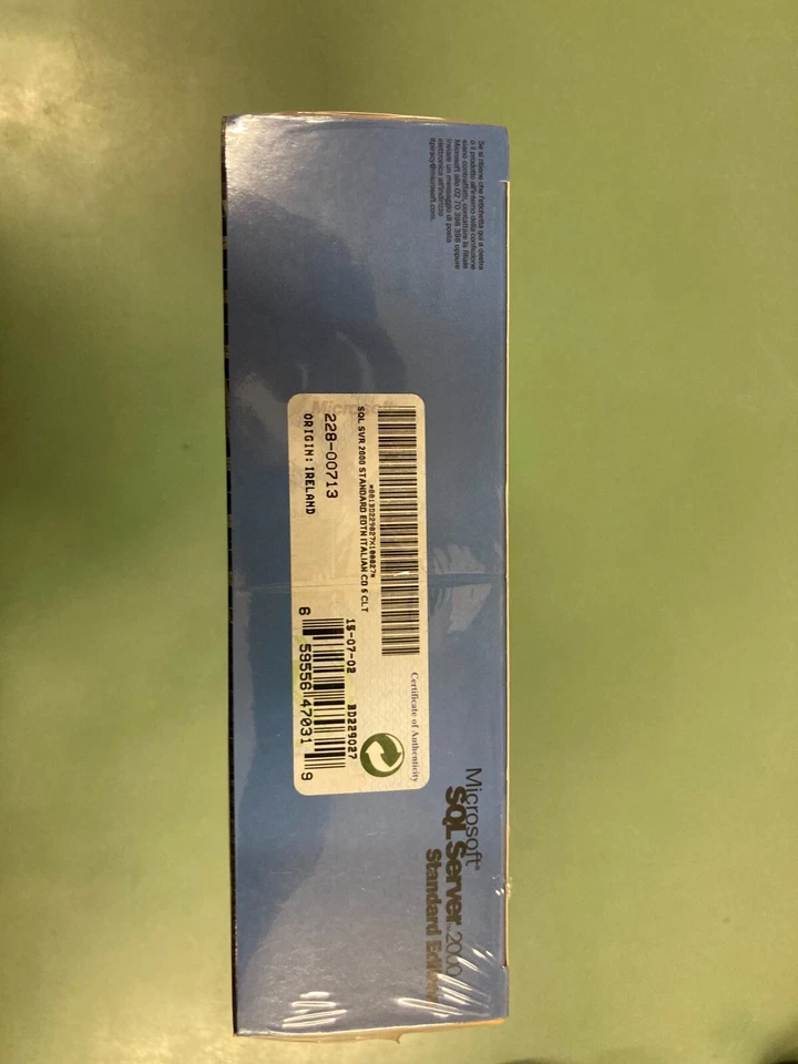 Microsoft SQL Server 2000 Standard Edition Italiano - 5 Licenze Client - Imagen 3 de 3