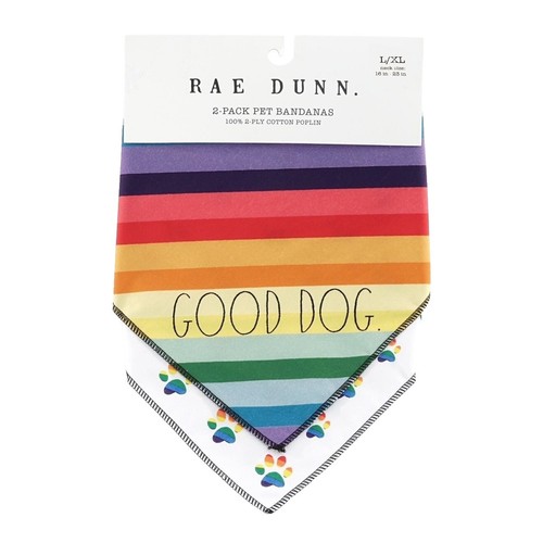 University of Maryland white dog bandana / scarf for Large dog