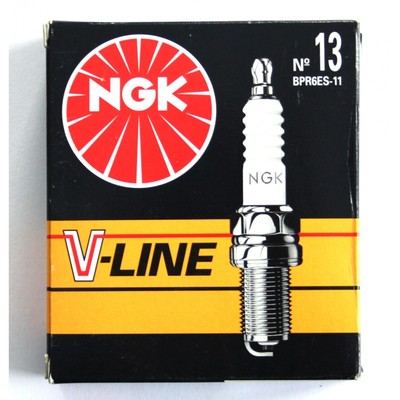 NGK Zündkerze BPR 6 ES-11 V-Line Nr. 13 - BPR6ES-11 VLINE 13 - 5339 - 4 Stück