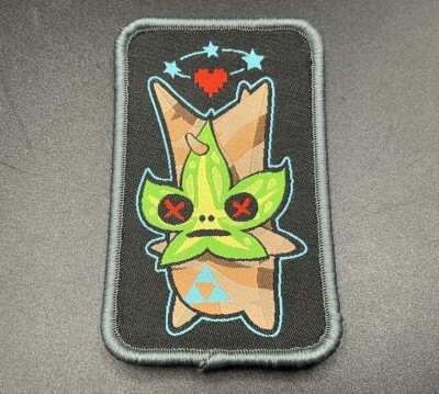 Castle x Grayscale Smashed Brothers Gear Dazed Korok EDC Woven Pouch Patch