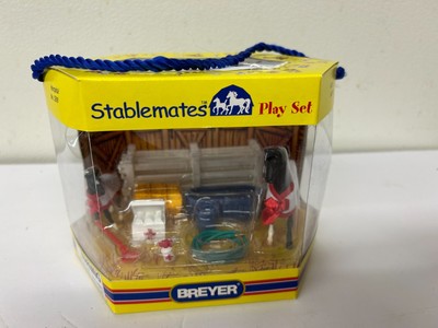 Breyer Horse No. 5309 Stablemate Horspital Play Set Saddlebred Mare Foal NIB