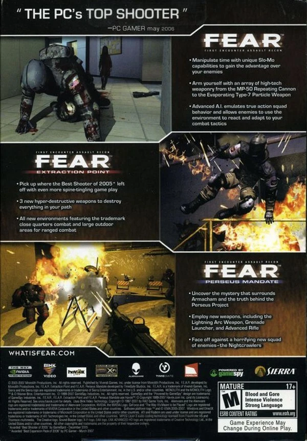 F.E.A.R. First Encounter Assault Recon Complete Platinum Collection PC Game FEAR - Image 4 of 4