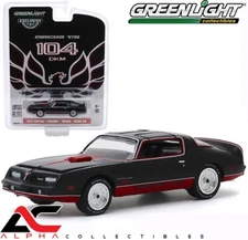 GREENLIGHT 30149 1:64 1978 PONTIAC FIREBIRD MACHO TRANS AM #104 BLACK