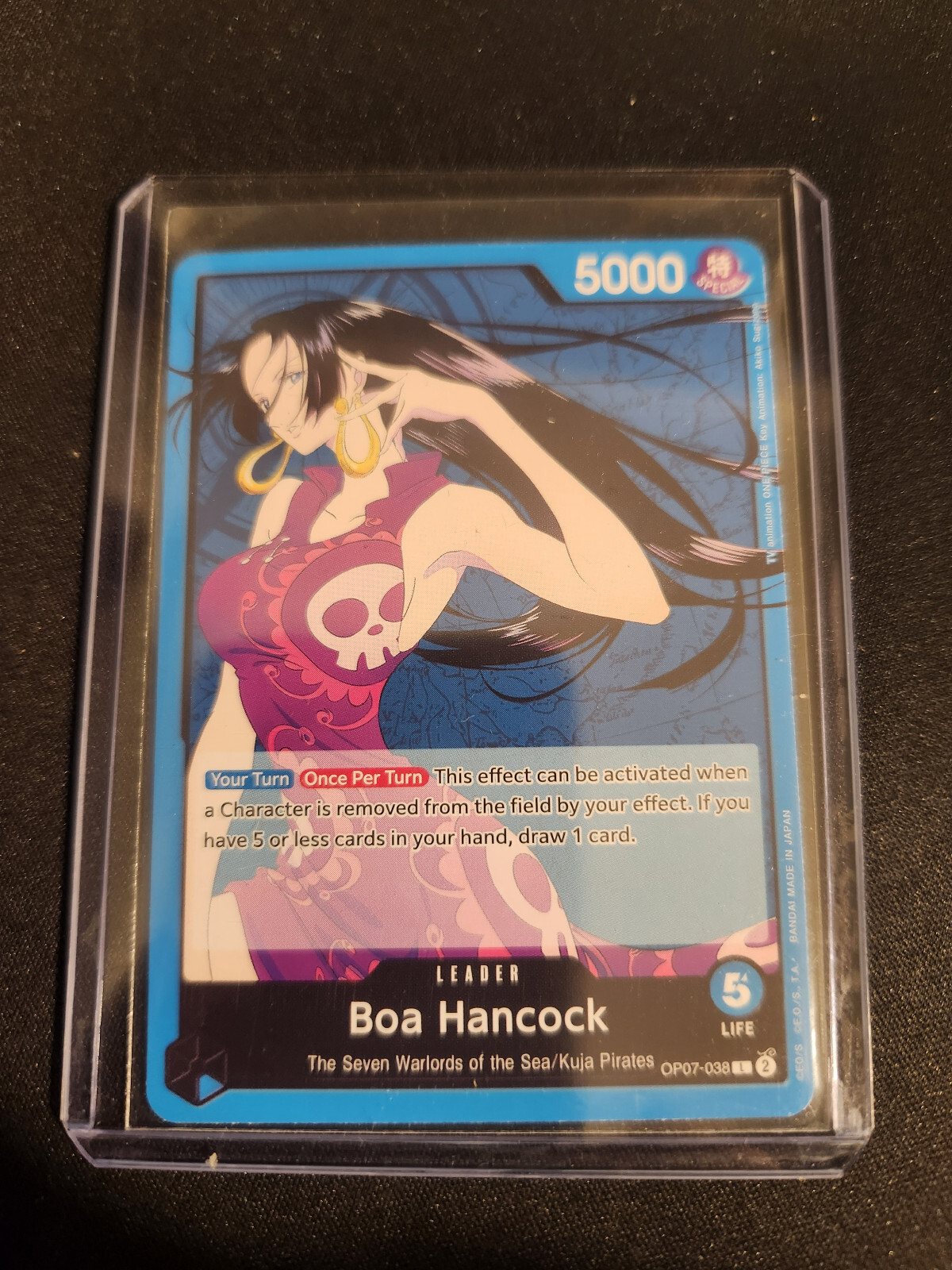 Boa Hancock - OP07-038 - Leader - Near Mint - English - One Piece Card Game