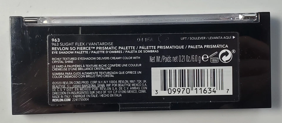 Revlon Eyeshadow, Slight Flex/Vantardise  #963 - So Fierce Eyeshadow - Image 2 of 2