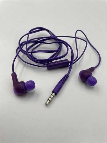 JVC HA-FX7M Gumy Plus Earbuds Remote & Microphone Noise Isolation Plum Violet - Picture 3 of 7