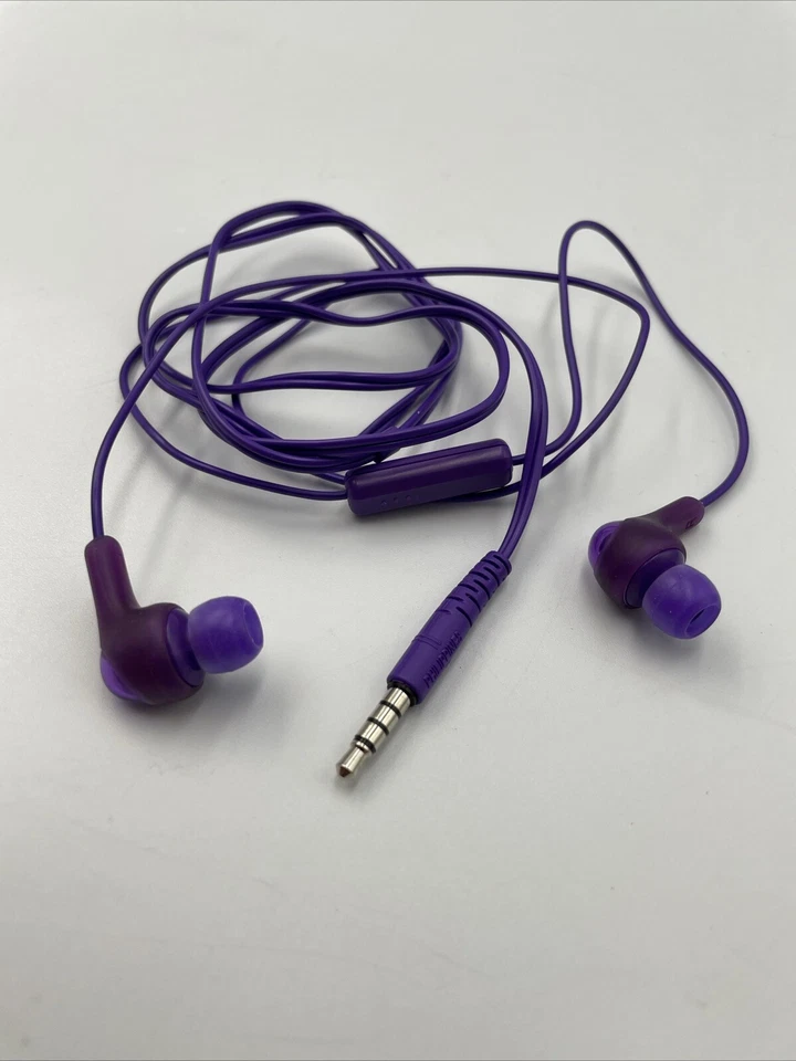JVC HA-FX7M Gumy Plus Earbuds Remote & Microphone Noise Isolation Plum Violet - Image 3 of 4