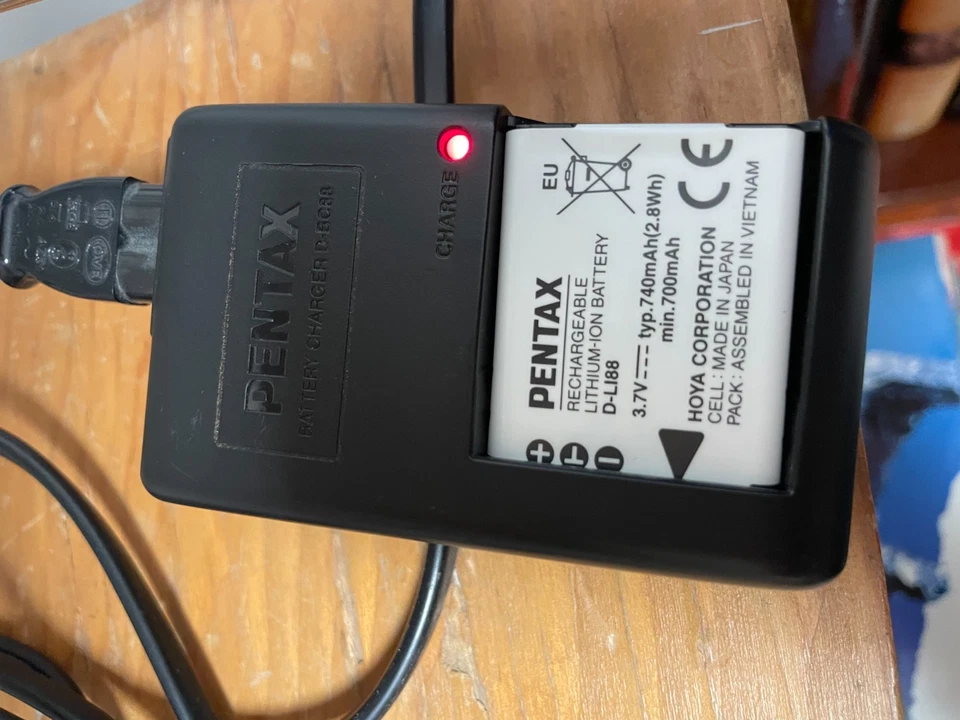 Pentax Optio H90 Compact Digital Camera 12.1MP 5x Zoom Orange Tested Working[HM] - Image 4 of 4