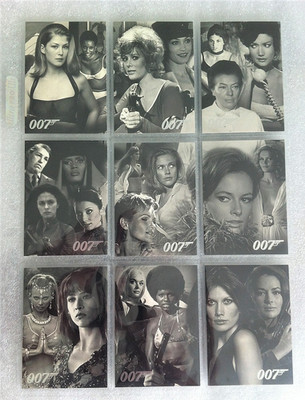 James Bond Quotable Complete James Bond Villains & Vixens Chase Card Set UK1-UK9