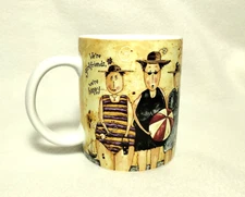 Lang and Wise Girlfriends We're Happy Beach theme Vtg. Collector mug 2003