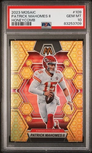 2023 Mosaic Patrick Mahomes II Honeycomb SSP PSA 10 Chiefs Case Hit 🔥
