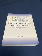 Math Workbook for ISEE, SSAT, and HSPT Prep :...