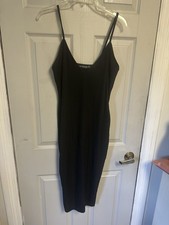 Black Dress Spaghetti Strap Size 14 