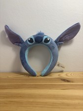 Disney Parks Stitch Headband Plush Ears Disney Hong Kong Exclusive